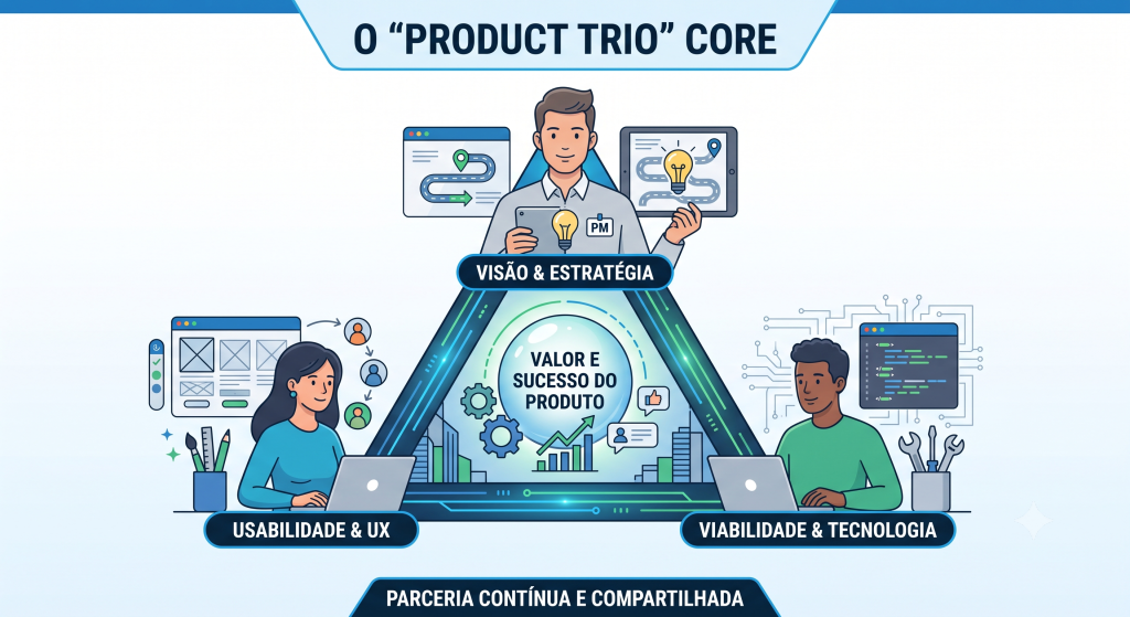 Product Discovery em empresas com legado: parceria continua e compartilhada com o product trio