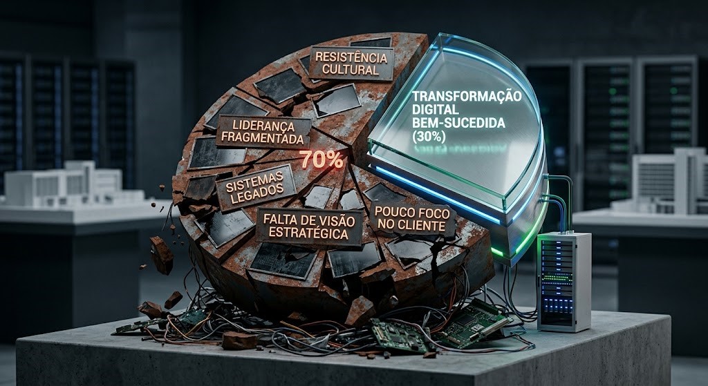 por que 70% das transformações digitais falha