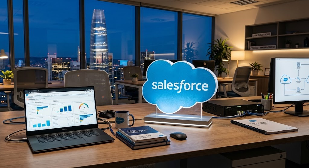 como implementar Salesforce crm b2b framework digital