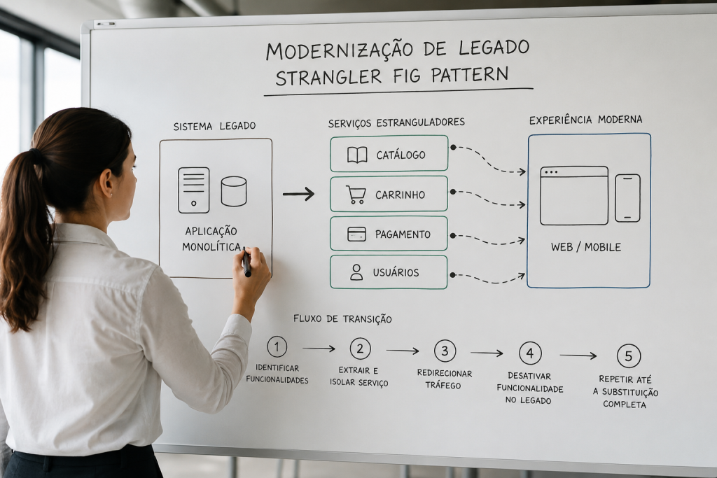Strangler Fig Pattern na modernização de legado